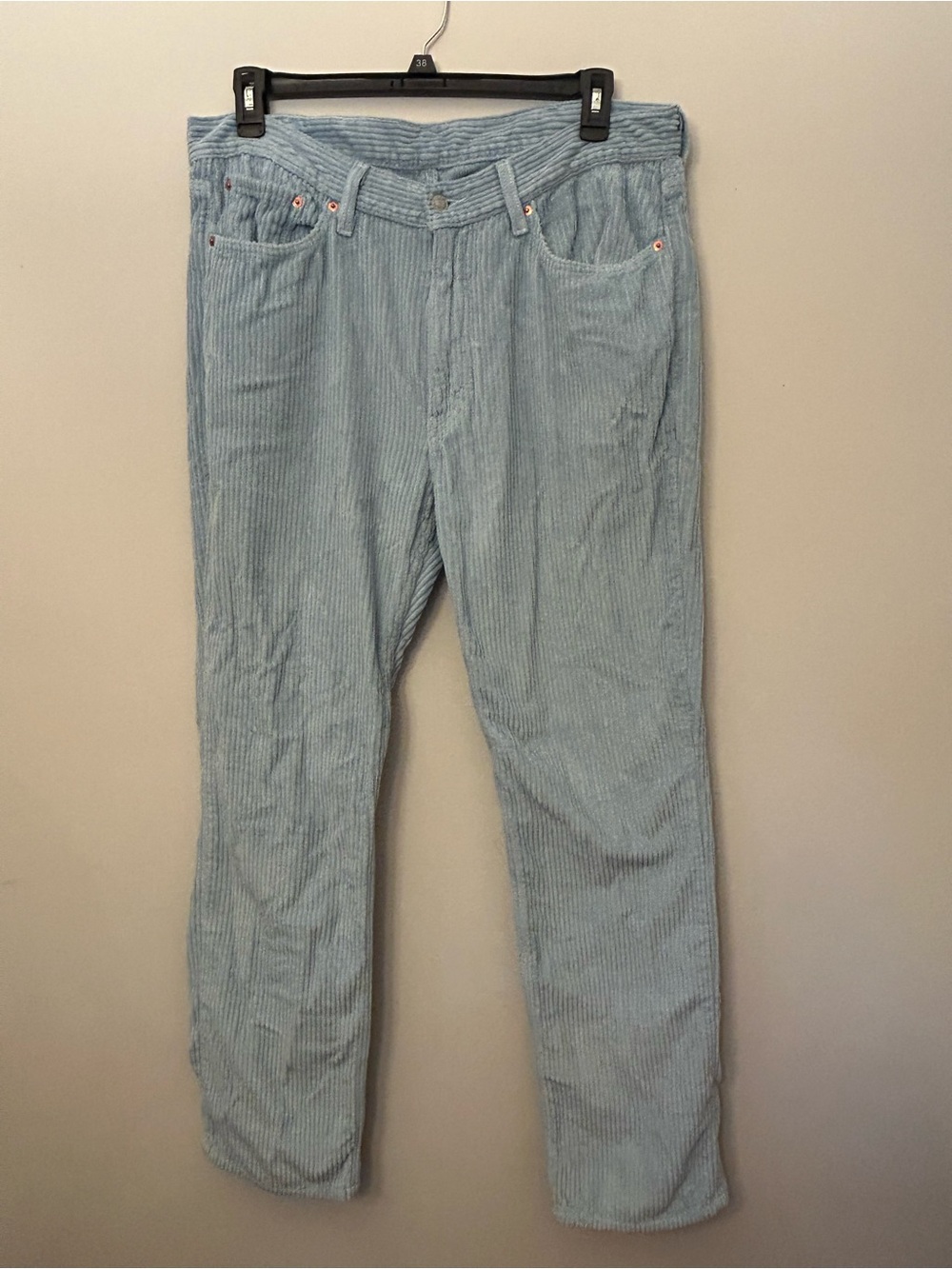 Levi's Light Blue Corduroy Men's Pants - Straight Leg